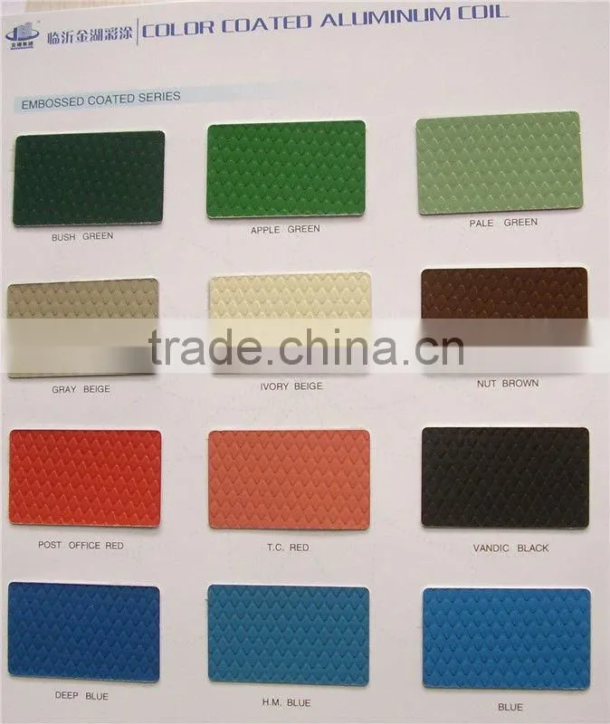 Embossed Coated Aluminum Coils Roofing Material