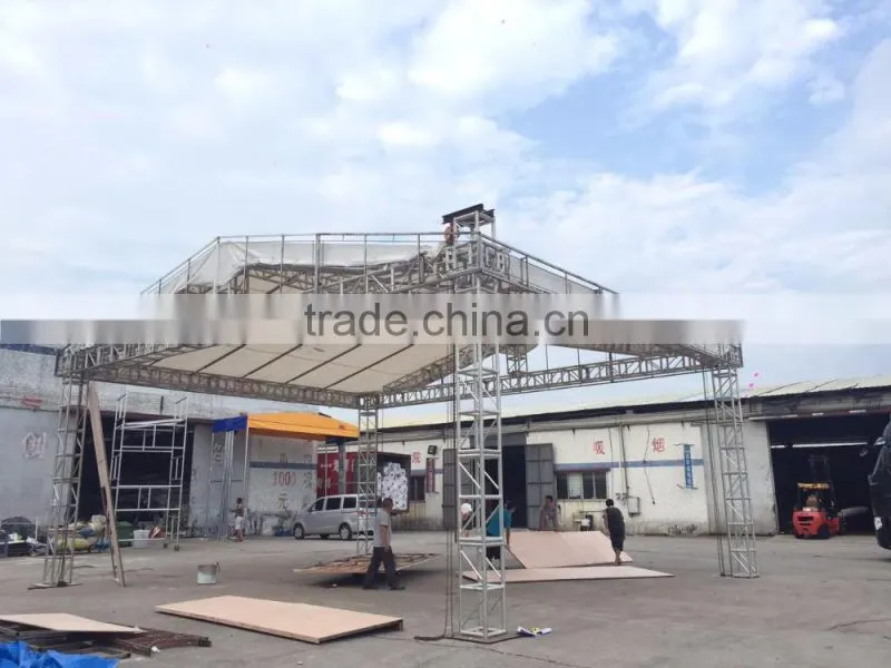 2016 best price ! Music Festival Concert Aluminum Stage Roof Truss System , DJ Truss Used Aluminum Truss