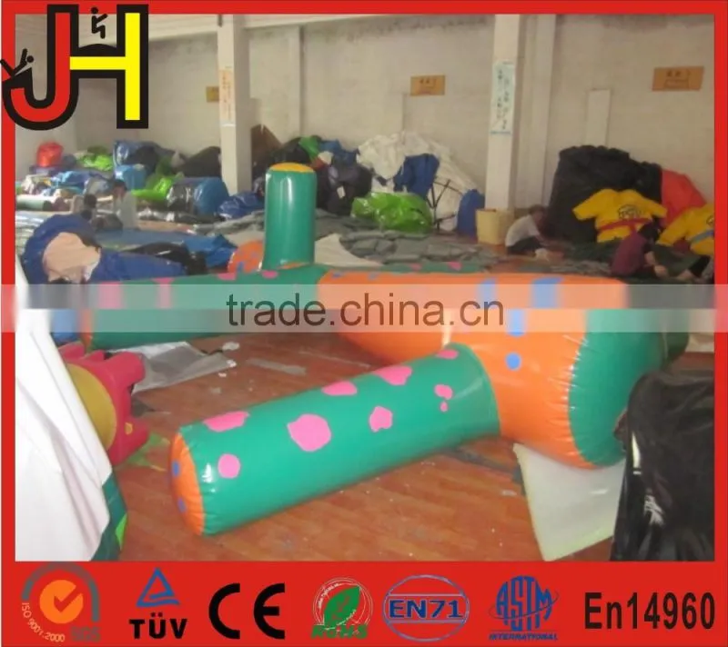 0.9mm PVC Tarpaulin Cheap Inflatable Floating Water Park Rides For Sale