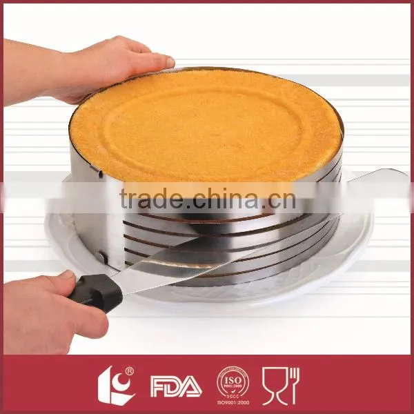Bakeware telescopic stainless steel round cake mould ring shape