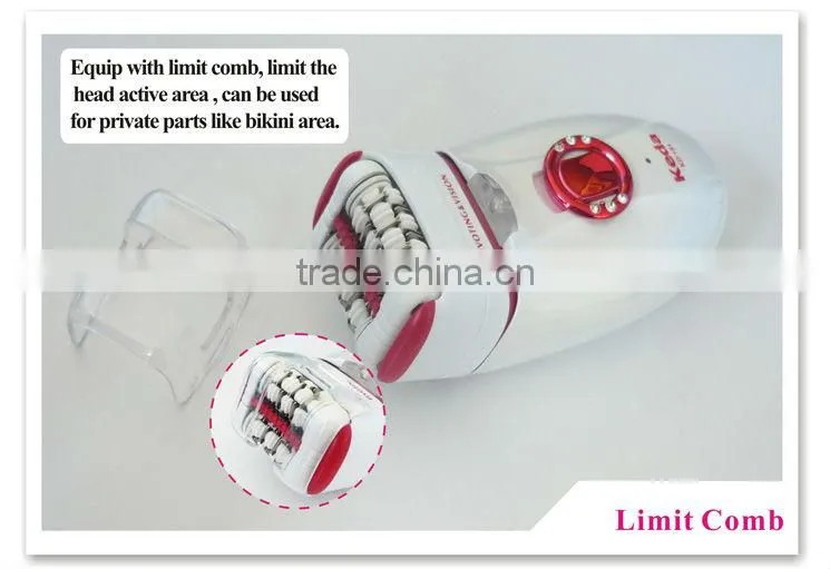 Red Hair Epilators Rechargeable! Remove Leg Hair Hand Hair Face Hair
