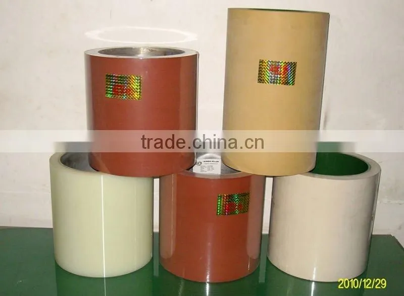 14 inch brown dehusking rice huller rubber rollers.