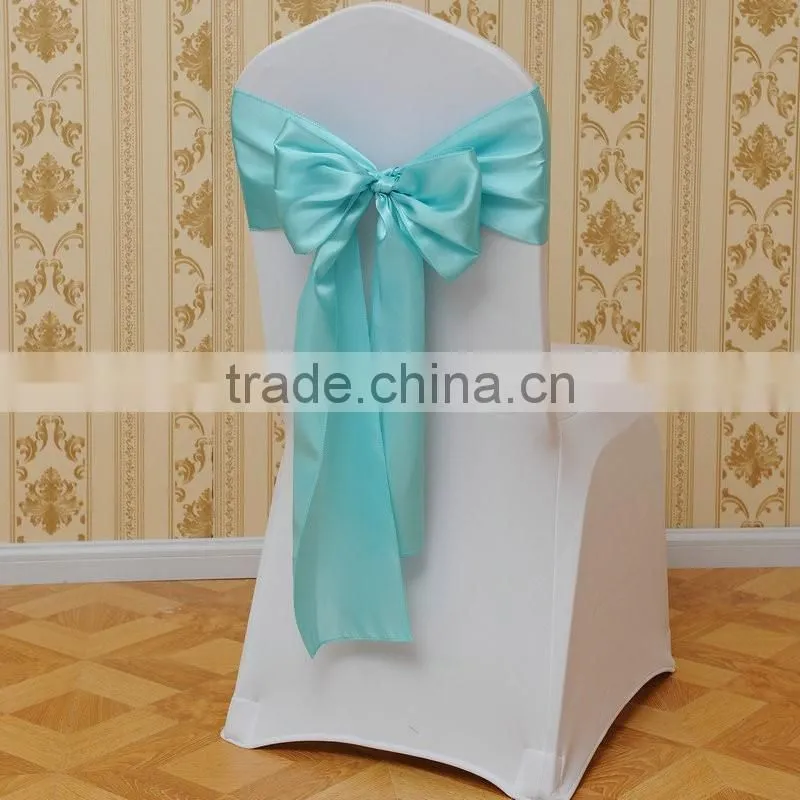 wholesale red color satin chair sashes for weddings