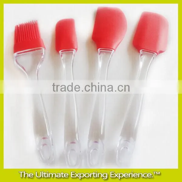 silicone butter scraping,Colorful silicone kitchen utensils scraping butter