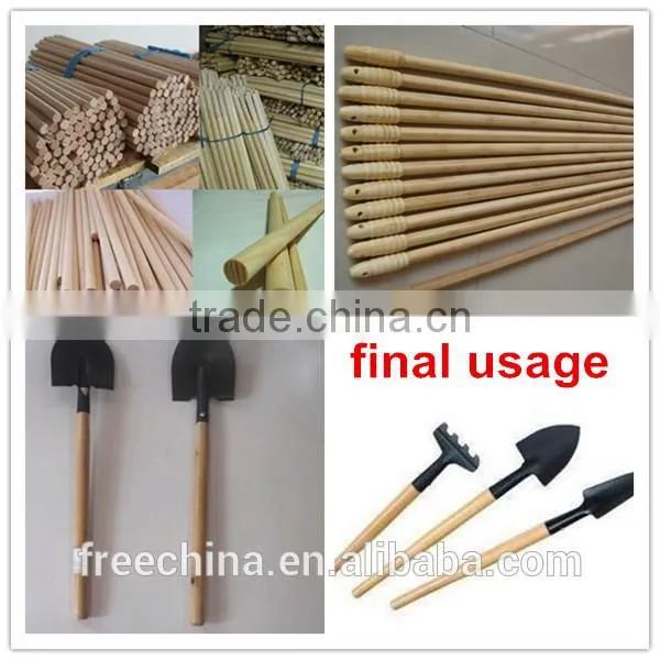 wood broom stick making machine/professional electric automatic wood round stick making machine