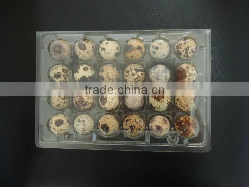 Cheap plastic quail egg blister packaging trays supplier