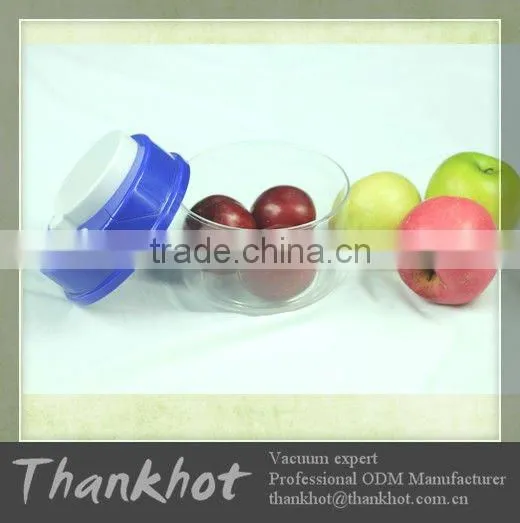 Vacuum plastic canister