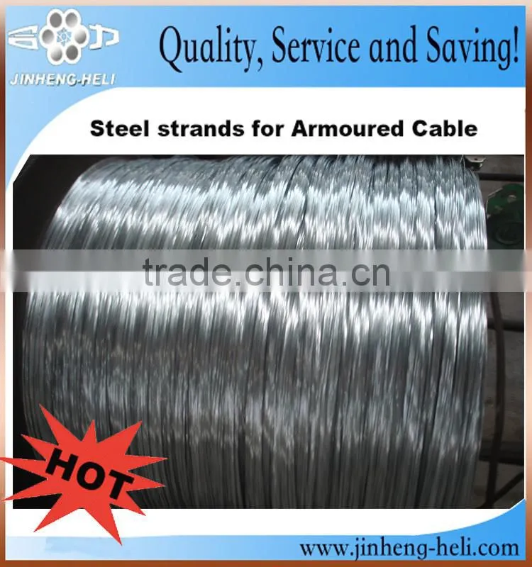 3/16 7/1.57mm astm a-475 galvanized steel guy wire