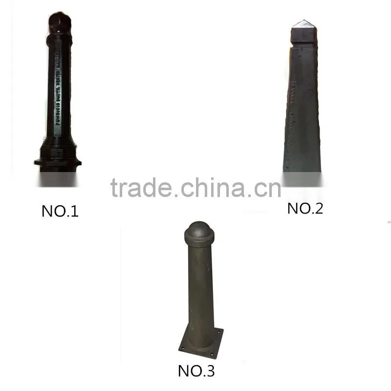 Custom Cast Iron Bollard for Guardrail