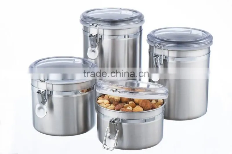 Coffee Canister with Stainless Steel Scoop set