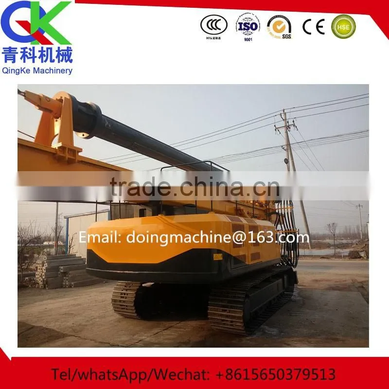 Truck Type wheel type rotary pile drilling rig auger drilling rig