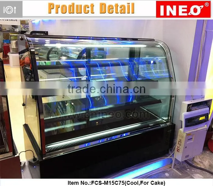 Table Top Hot Bread Rack Curved Glass Bakery Display/Bakery Display Racks/Bakery Rack
