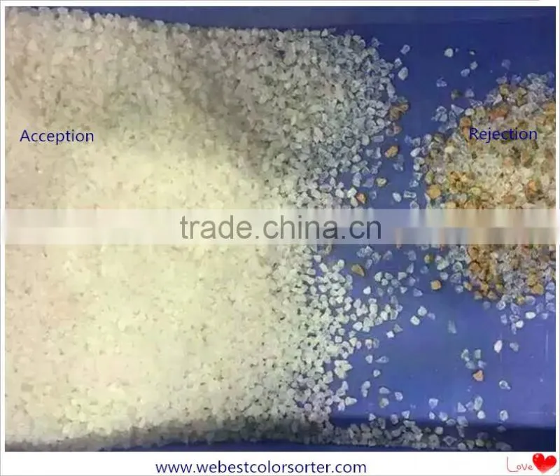 High sorting accuracy recycled plastic color sorter