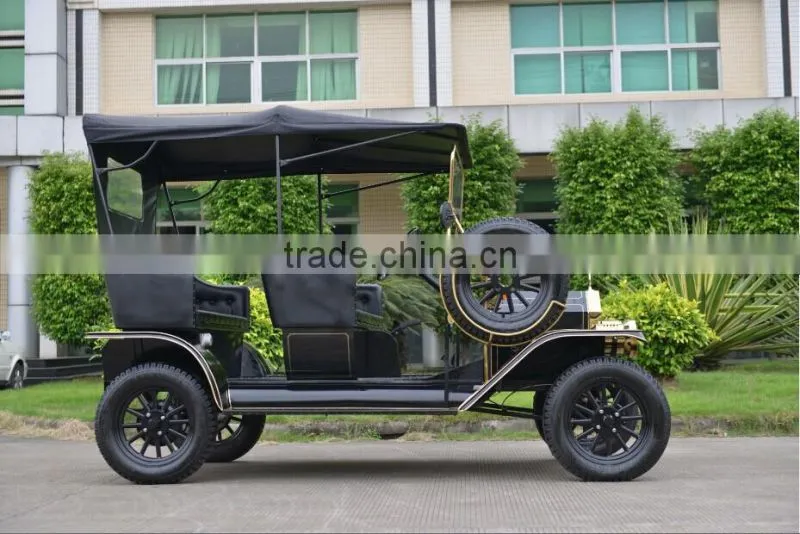 BLAC unique design 4 wheels 5 seater electric model T golf car