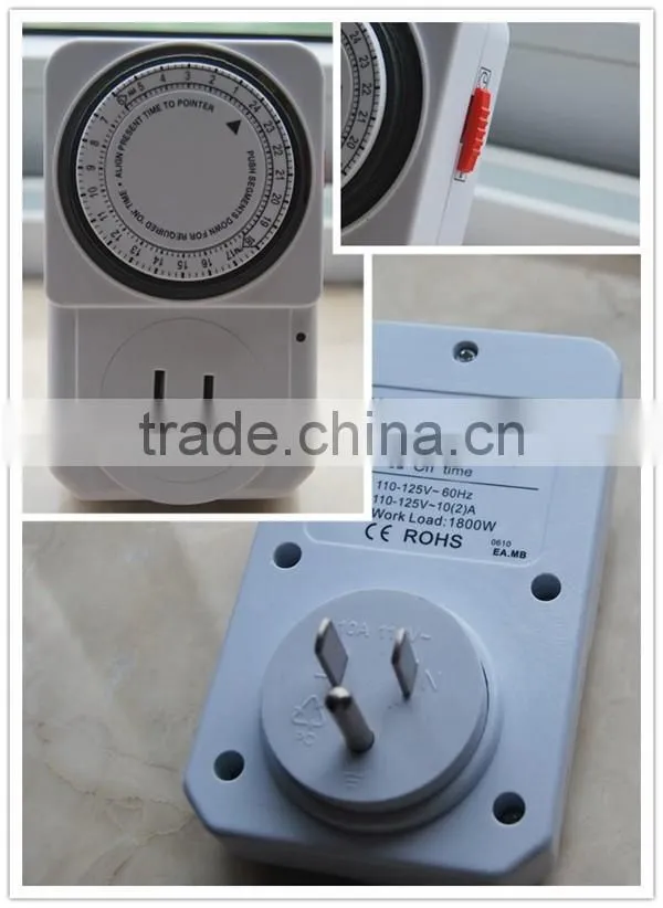 Hydroponics 24 hours Daily Mechanical switch timer/Digital Timer 24 Hour Timer/24 Hours Mechanical Timer