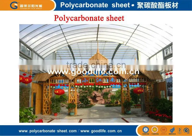 transparent plastic roof
