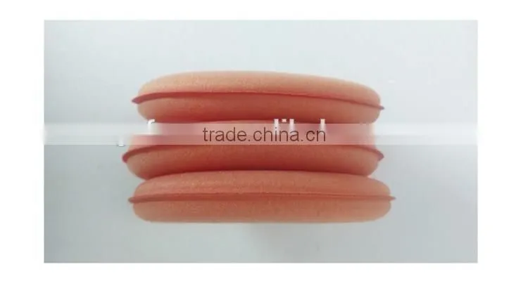 Factory sale car wax sponge , customized logo car wax applicator sponge