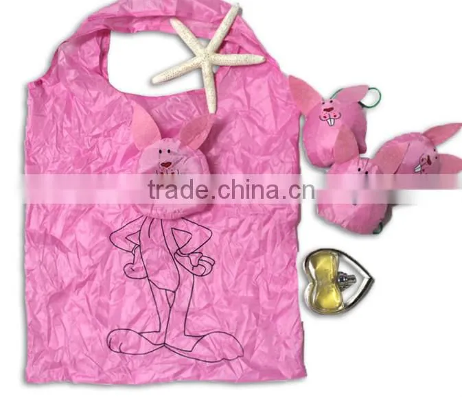 2015 New cheap recycled polyester foldable bag