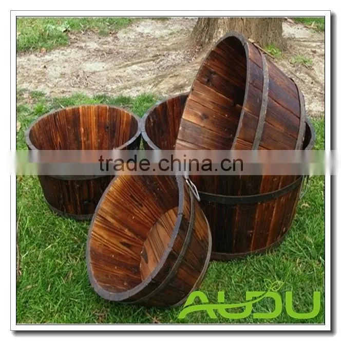 Audu Wooden Planter Set/Wooden Planter Boxes/Wooden Pot