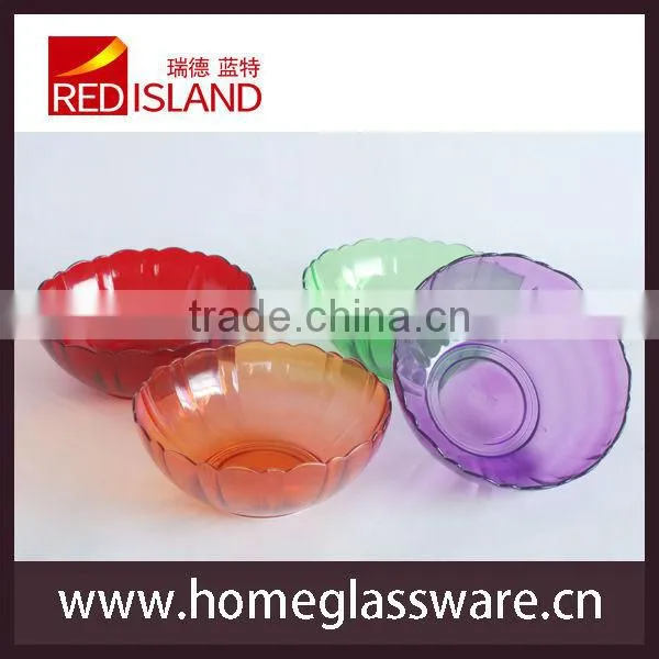 glass salad bowl glass soup bowl set glassware