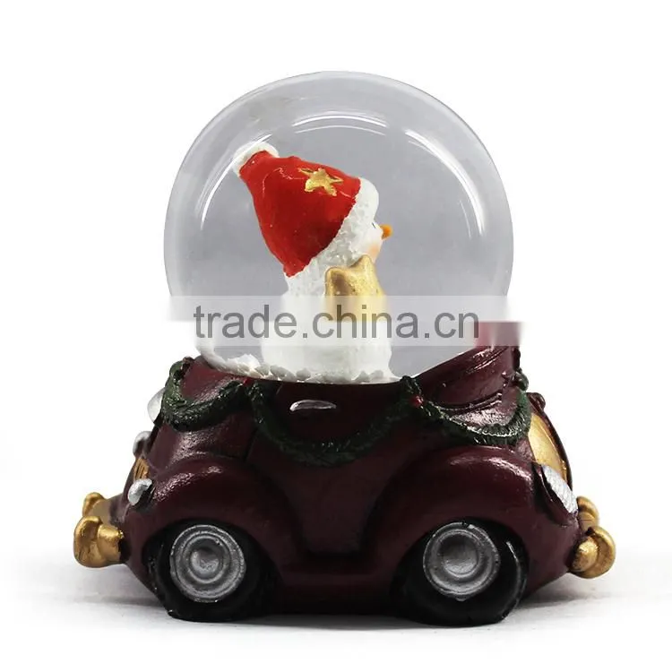 2015 New arrival resin 3d snow globe