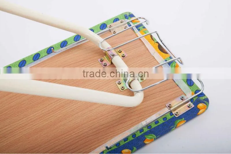 wooden ironing board iron table
