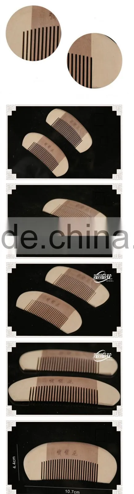 100%Nature Mimosa Wooden Combs 11*4.5
