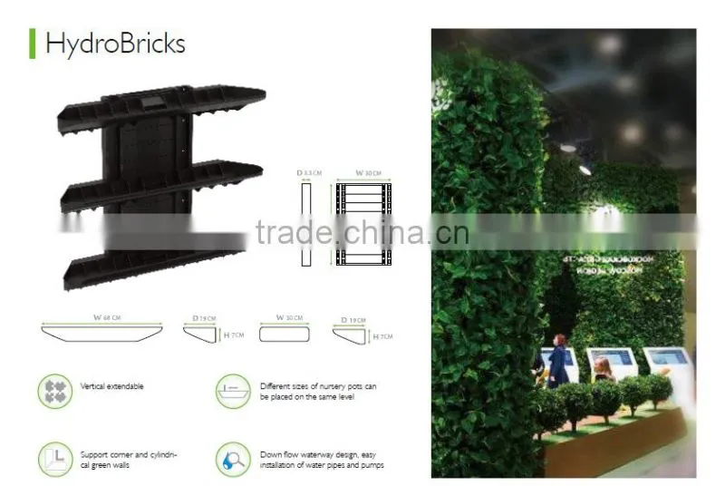 vertical garden green wall planter for home design decor