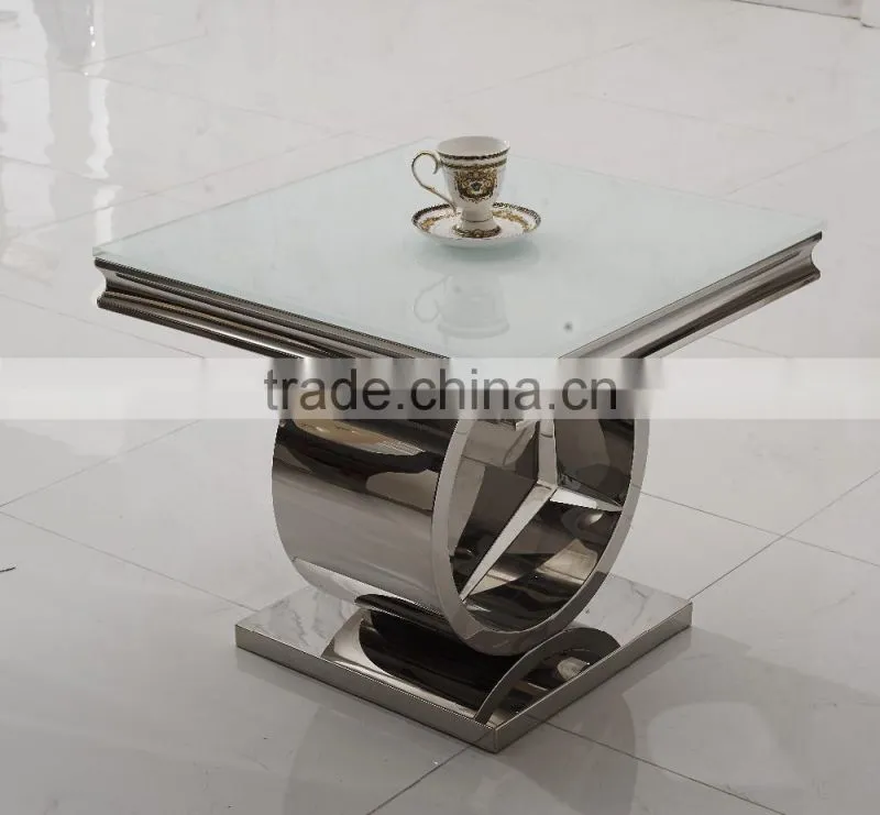 D413 Home Funiture Square Metal Side Table