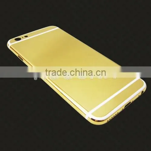 Original back case housing for iPhone 6s plus 5.5 inch wholesale,for iphone 6s plus gold case