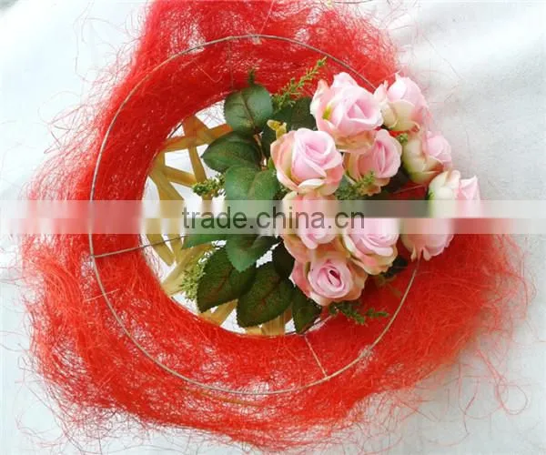 funny pot holder and sisal bouquet holder for wedding