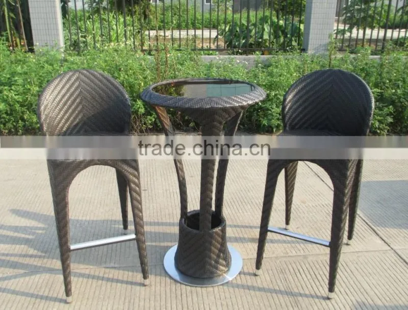 Made In China Wicker teak outdoor furniture bar good life sex bar set