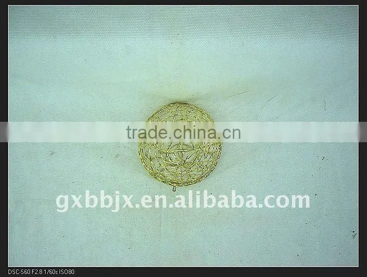 Gold iron wire decorative small ice cream craft