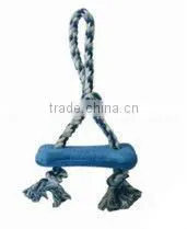 High quality 3-strand twisted cotton rope educational dog toys