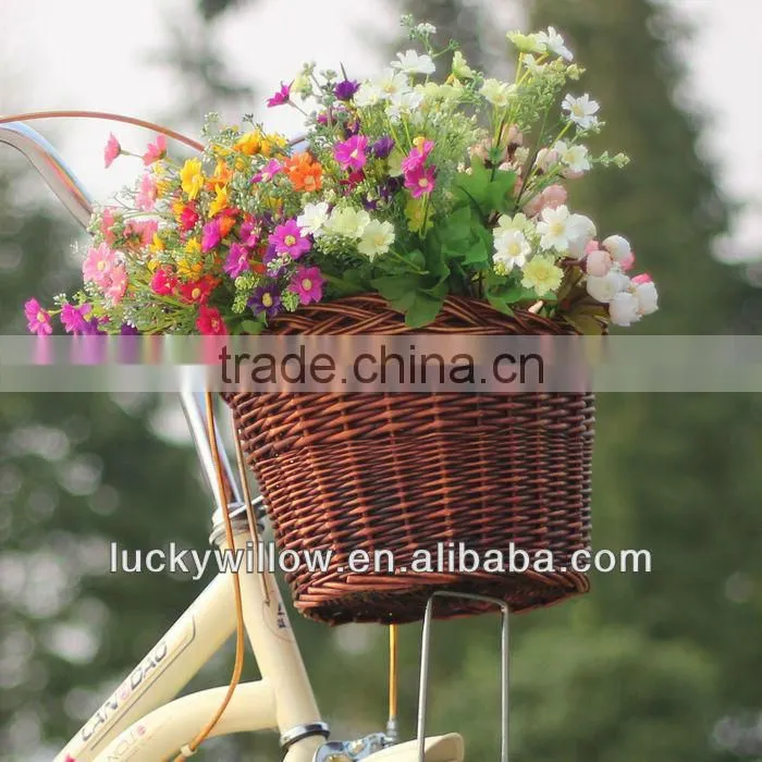 2016 nes design wicker hand weave market basket