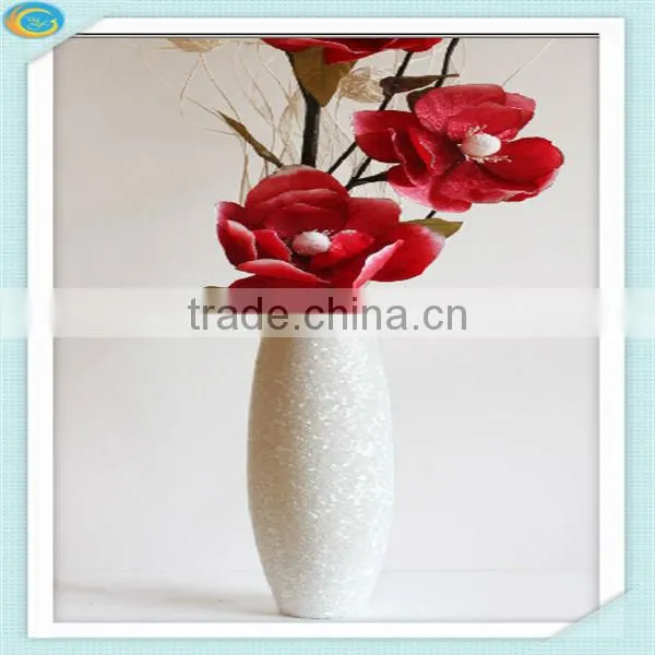 Black glass vases