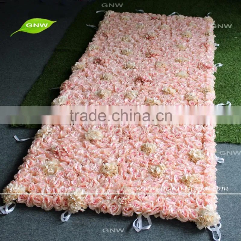 GNW FLW1609014-PL Latest design Superior quality cheap silk flower wall cloth in pillar