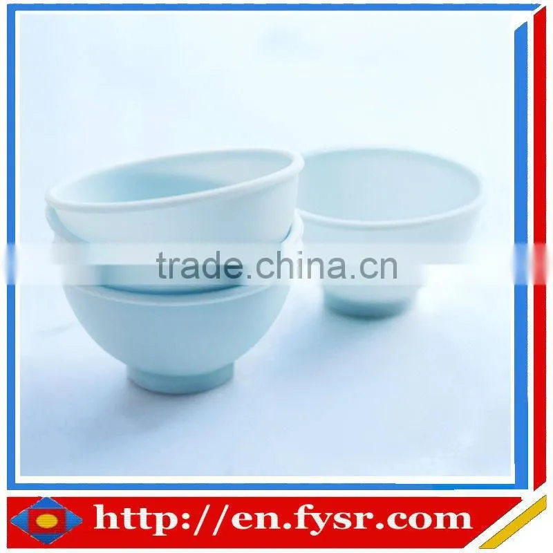 2016 Food grade flexible collapsible silicon folding bowl