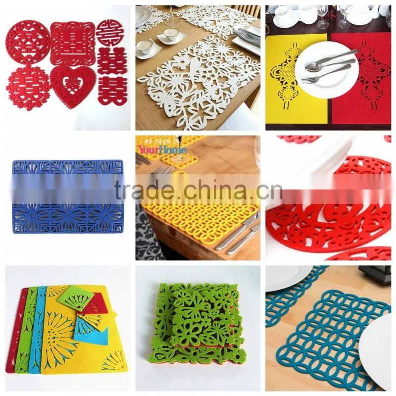 chrismas felt pads/christmas felt placemats