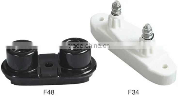 F-48 porcelain electric fence pin insulator for telephone line
