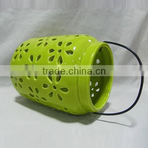 Ceramic hanging lantern