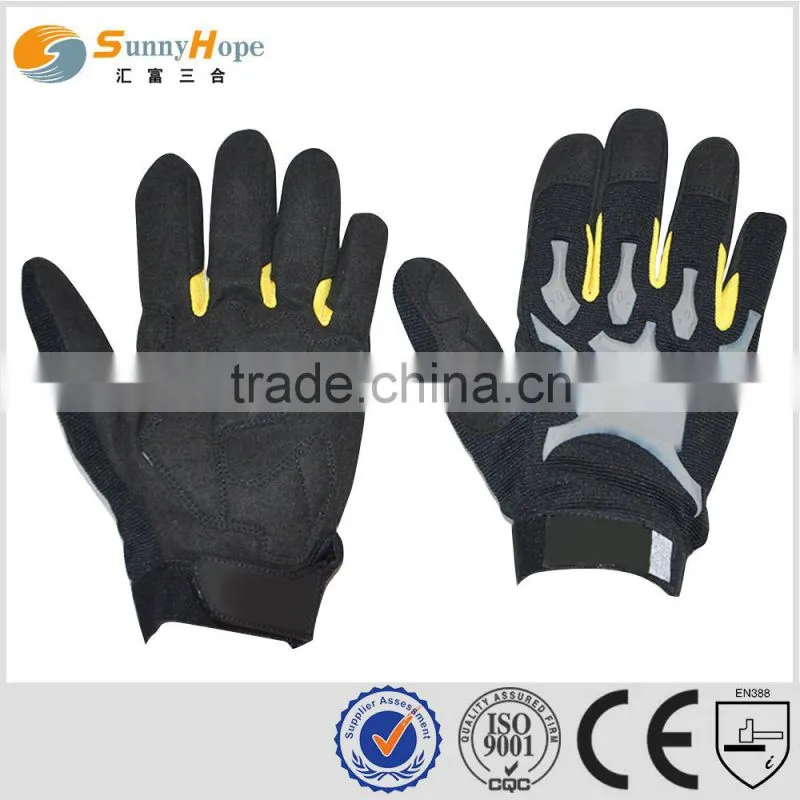 Sunnyhope black safety impact tactical glove