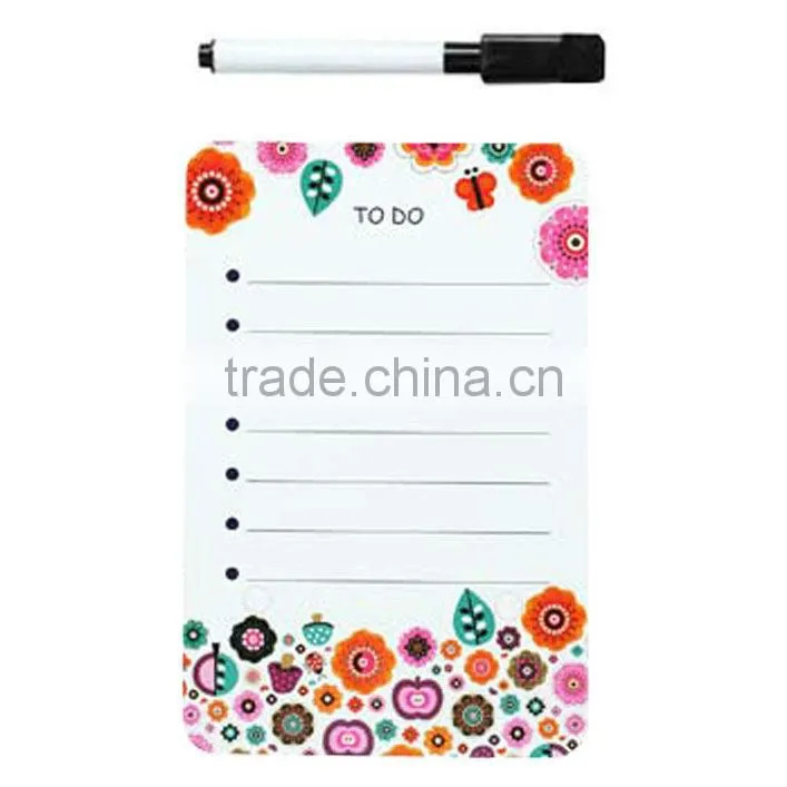2013 hot selling rectangle sahped cute white board,children writing white board