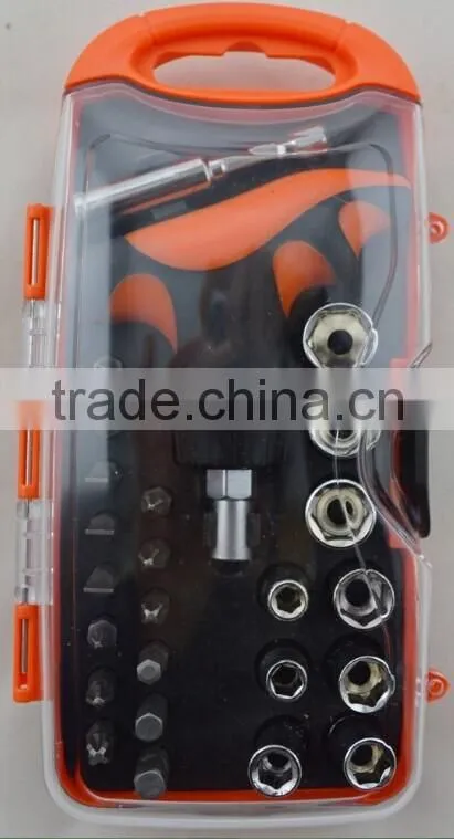 25pc Ratchet Driver&Bits set