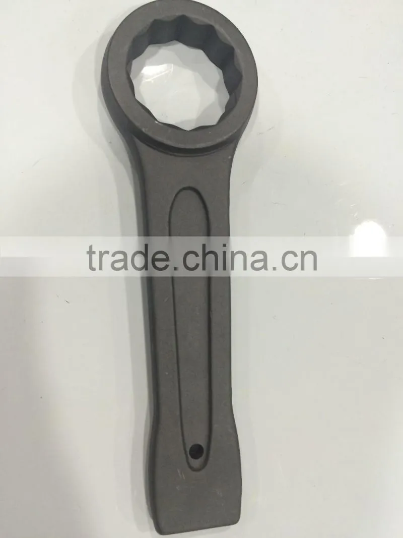 Carbon steel 12 points heavy duty ring spanner, various sizes spanner