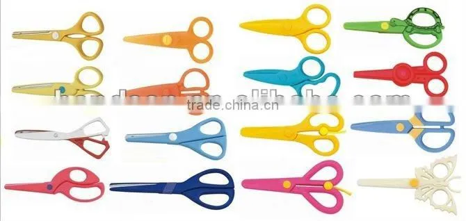 7-3/4" Asymmetric ABS/PP handle stationery scissors SA2108