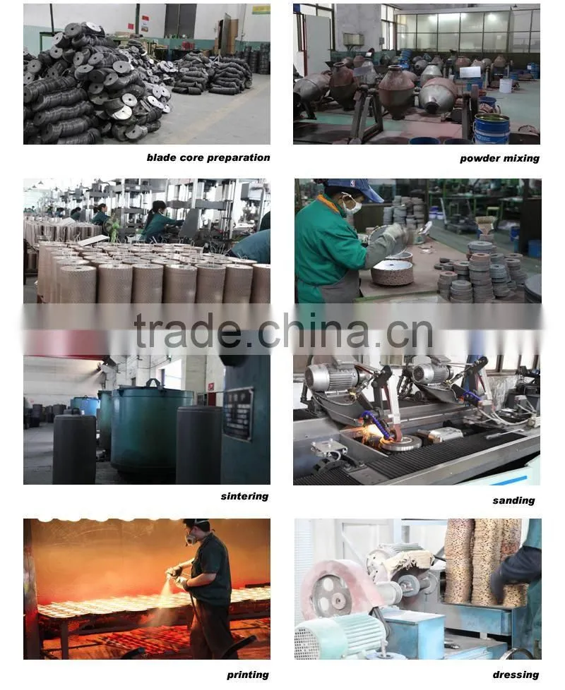 Flush cutter diamond blade with T segment for cutting granite