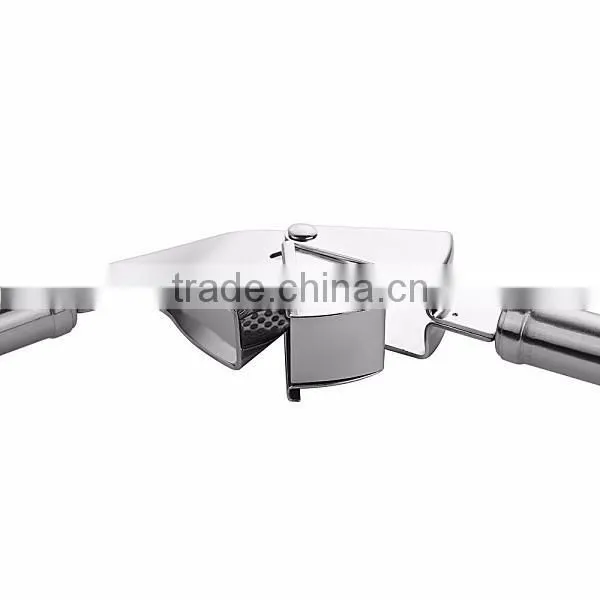 The Finest Quality Stainless Steel Garlic Press Mincer Peeler Brush Crusher Set