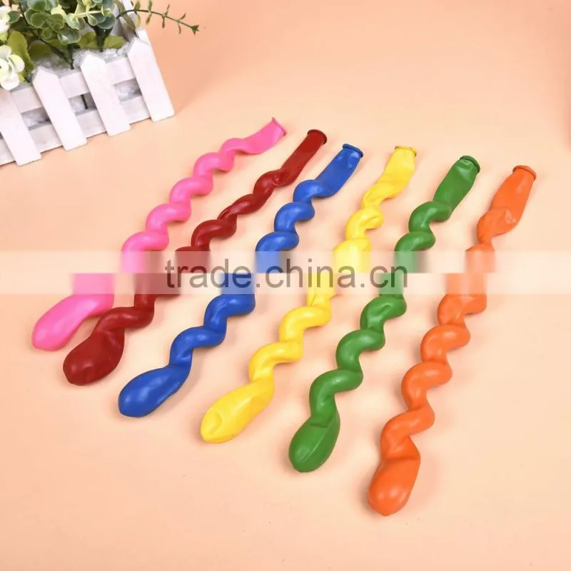 Factory Direct Selling Inflatable Natural Latex Twist Balloon Magic Rocket Balloon Long Shape Party Balloon
