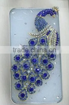 peacock case for iphone 4g peacock chrome diamond case for iphone 4